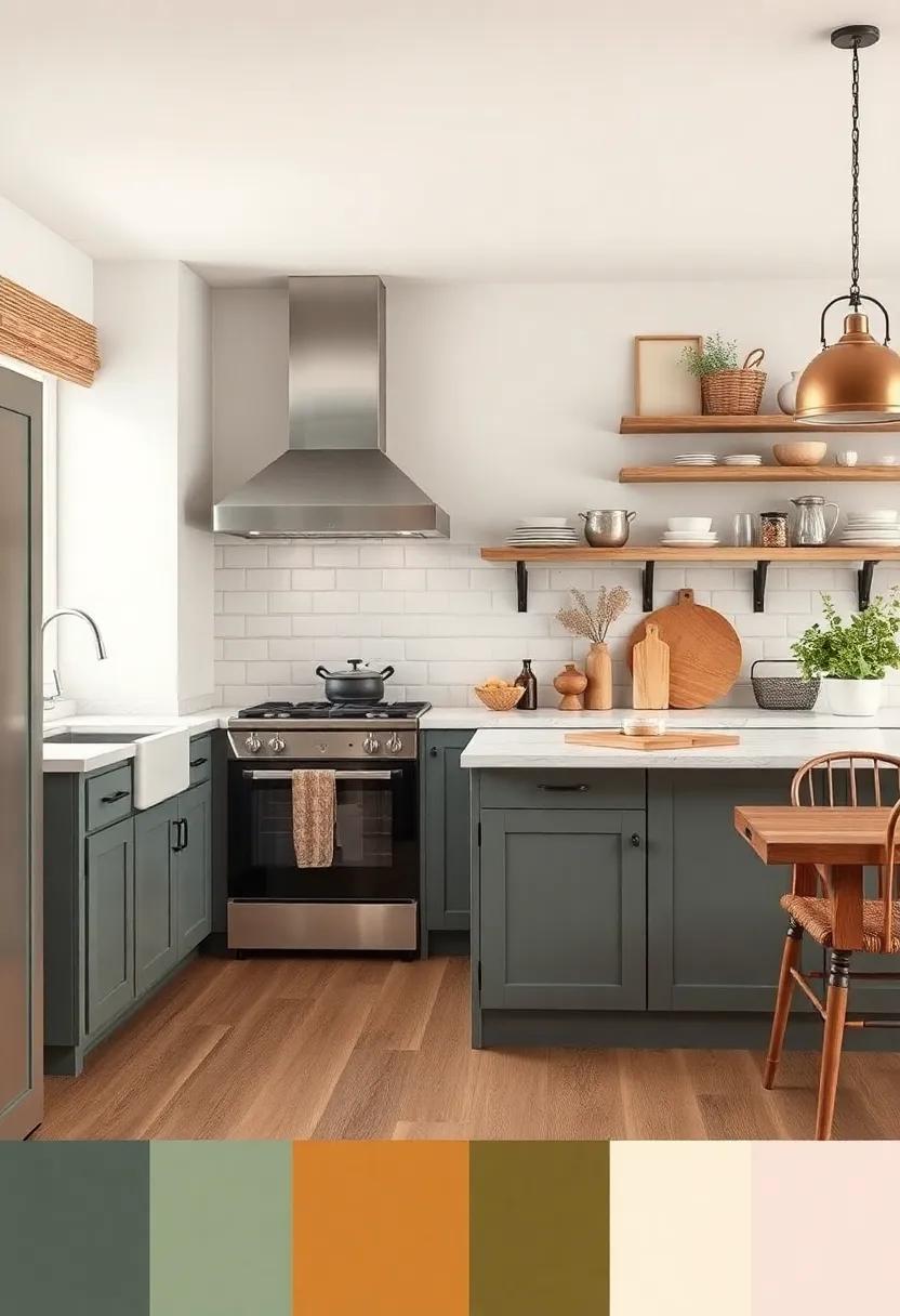 Color Palettes Inspired ⁢by ‍nature: Earthy Tones for Your Kitchen