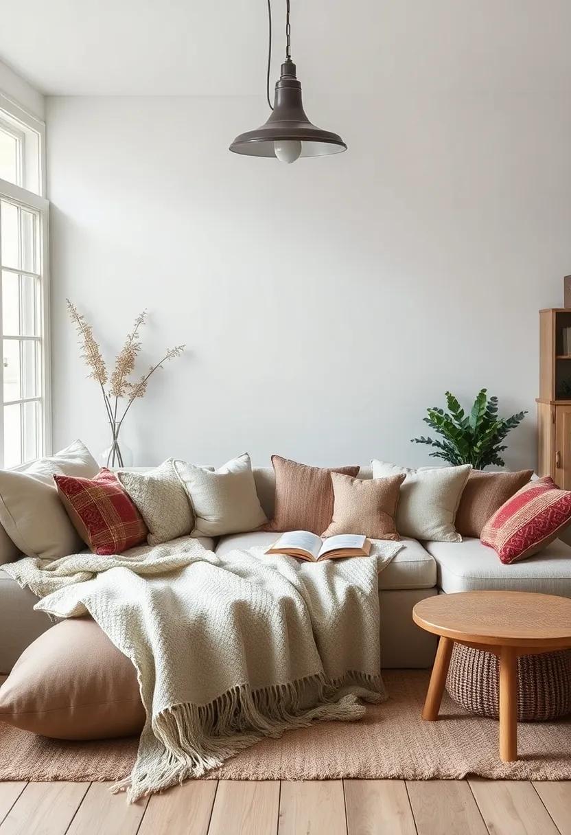 Layering Textiles: Achieving Warmth ​with ‌Throw ​Blankets and⁤ Cushions