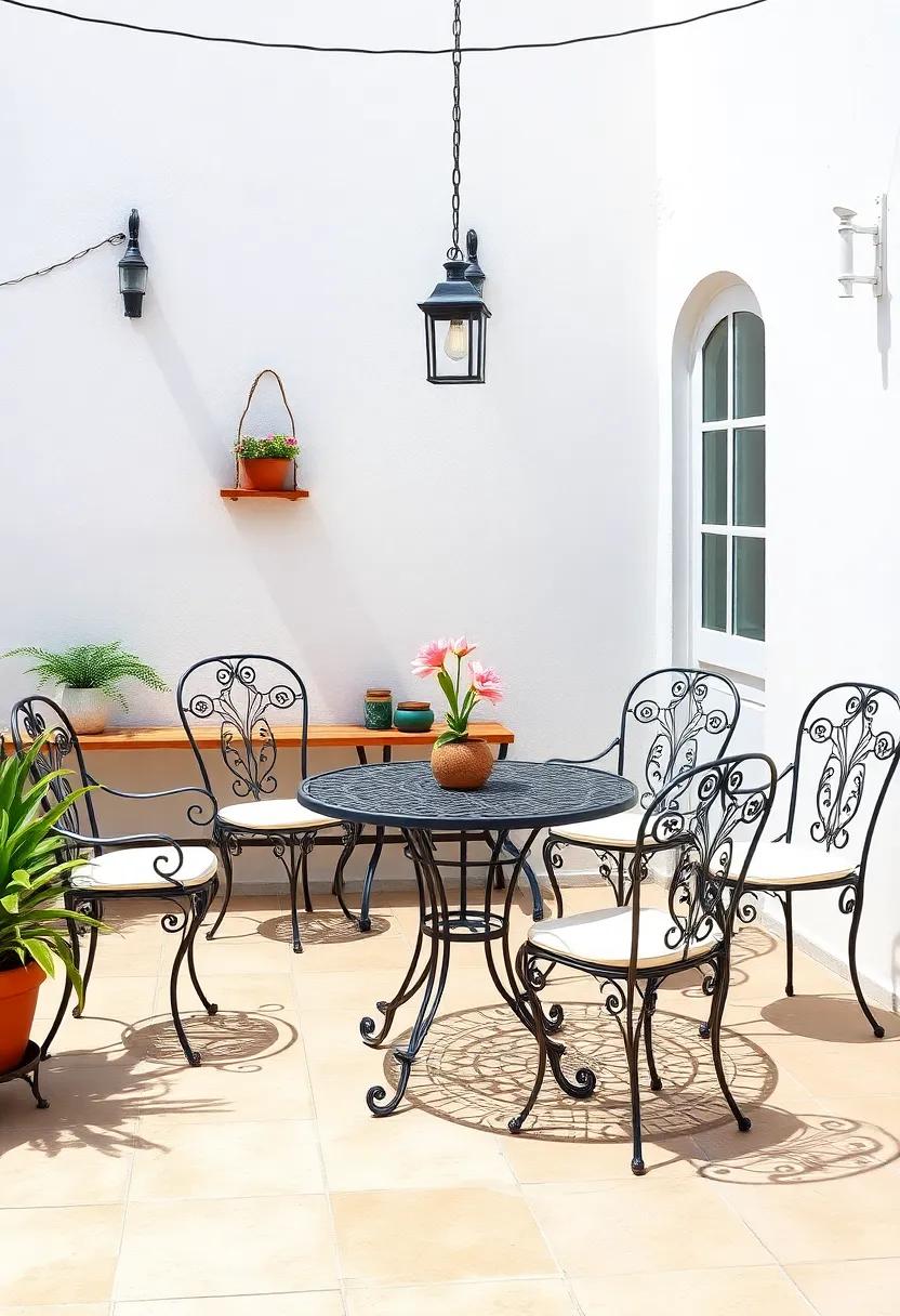 Charming Tables: Creating inviting Dining Experiences with Iron Furniture