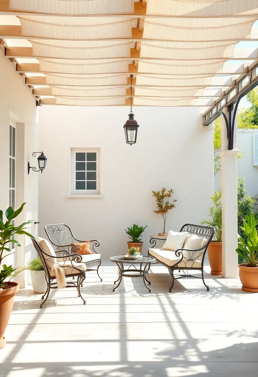 Stylish Sunlight: Designing Shade with Wrought Iron Pergolas