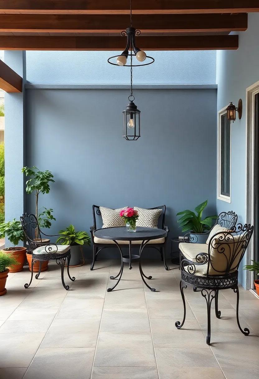 Enchanting Patios: Designing Cozy ⁢Spaces ‌with Vintage Wrought Iron