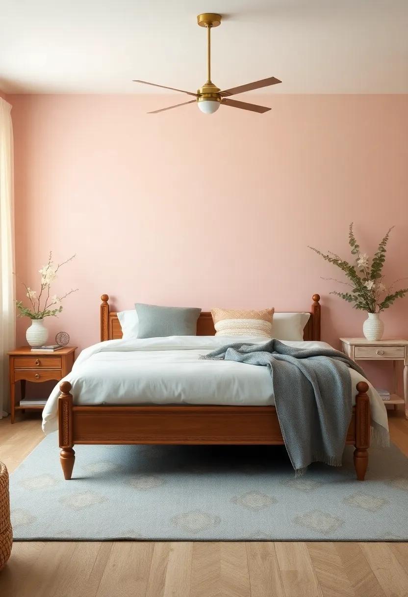 Timeless Colors: Embracing Soft ​Pastels ​and earthy Tones in Your Vintage ⁤Bedroom