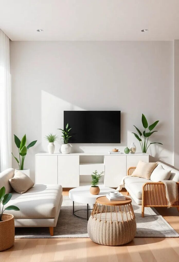 29 Inspiring Ideas for Plant-Based Decor Accents in Your Apartment Living Room