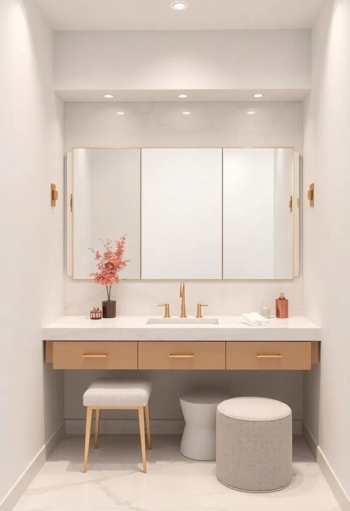 Elevate Your Space: Inspiring Luxury Vanity Area Ideas for a Touch of Glamour