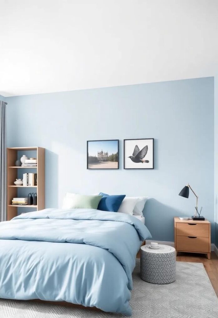 25 Inspiring Ideas for Designing a Sky Blue Boys Teen Room That Elevates Style and Comfort