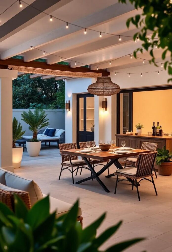 25 Creative Al Fresco Dining Room Ideas for Enchanting Summer Nights