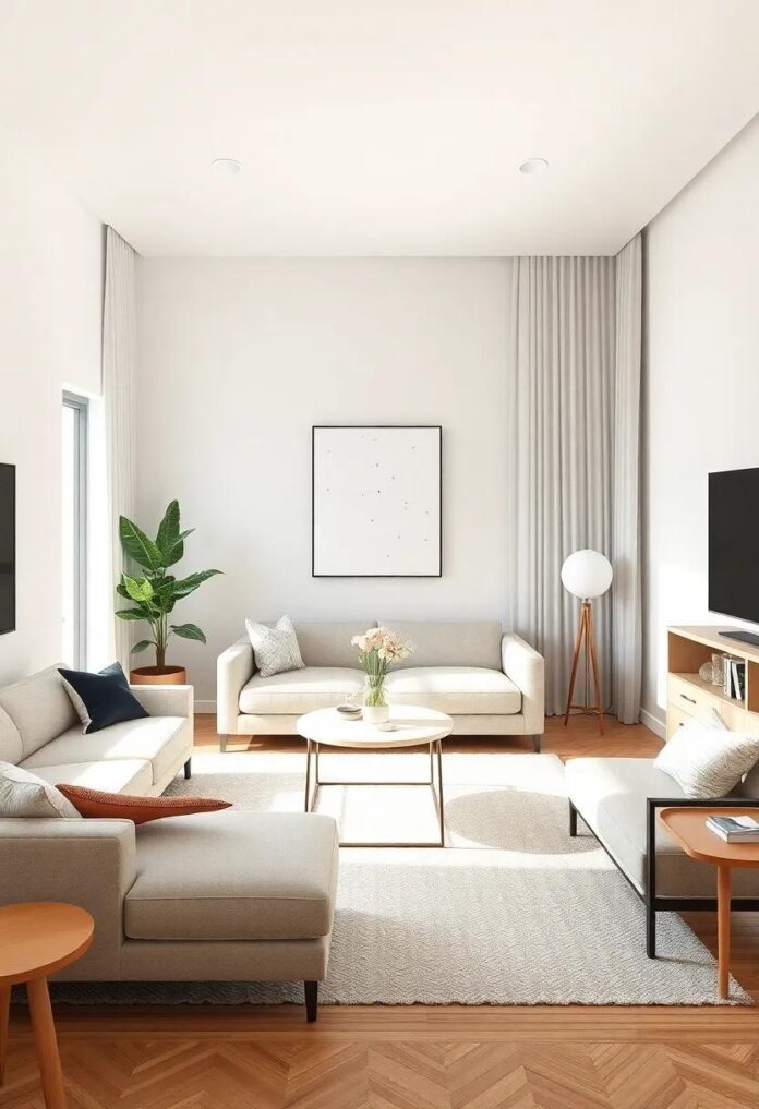 Embracing Change: Crafting a Transitional Living Room Aesthetic for Modern Apartment Living