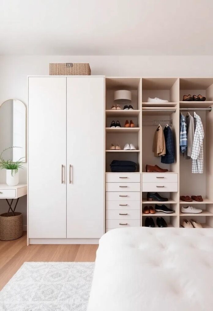 27 Innovative Bedroom Wardrobes with Shoe Racks to Elevate Your Storage Game