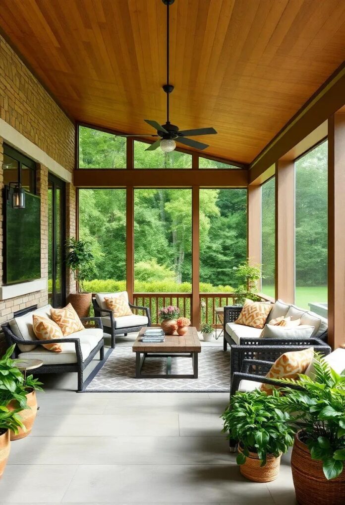 24 Inspiring Large Screened Porch Layouts Perfect for Entertaining Guests
