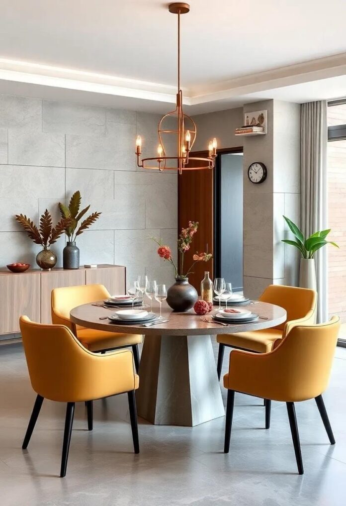 29 Inspiring Round Dining Table Decor Ideas to Elevate Your Eating Space