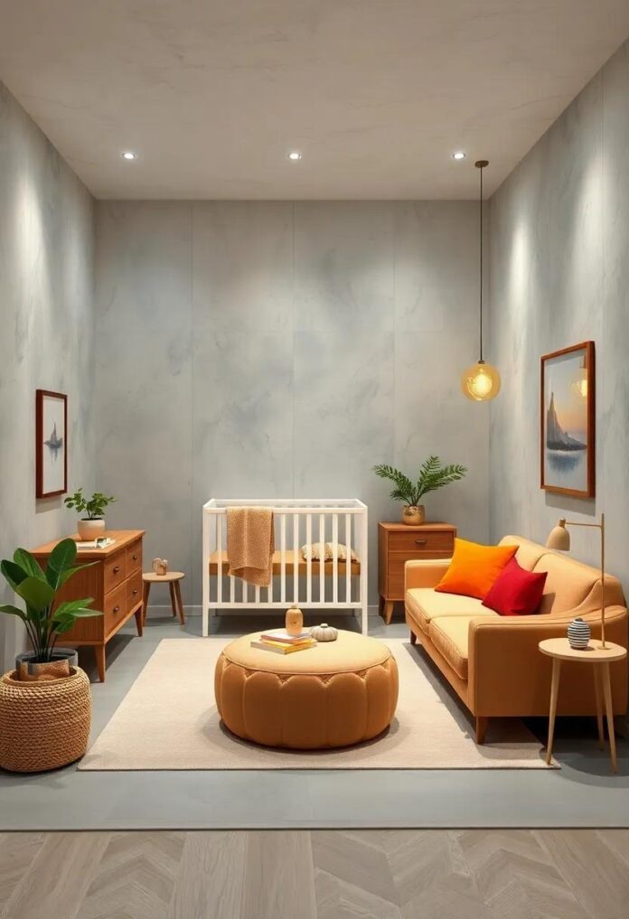 29 Clever Ideas for Designing a Stylish Compact Nursery Room Layout