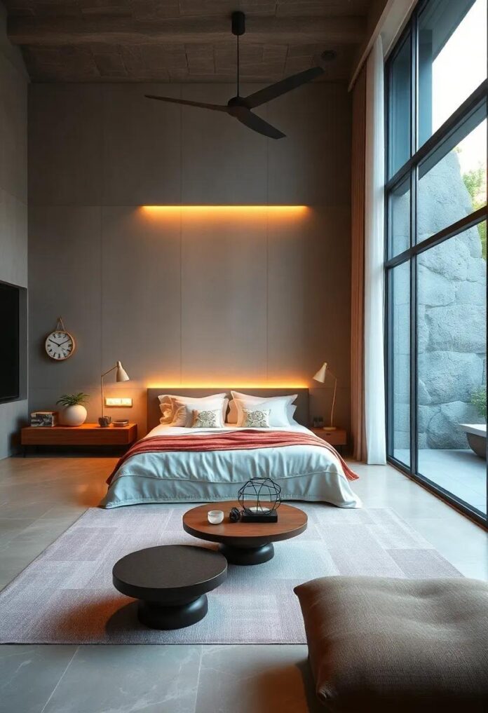 Embracing Serenity: Designing a Japanese Bedroom with an Open Space Layout for Tranquil Living