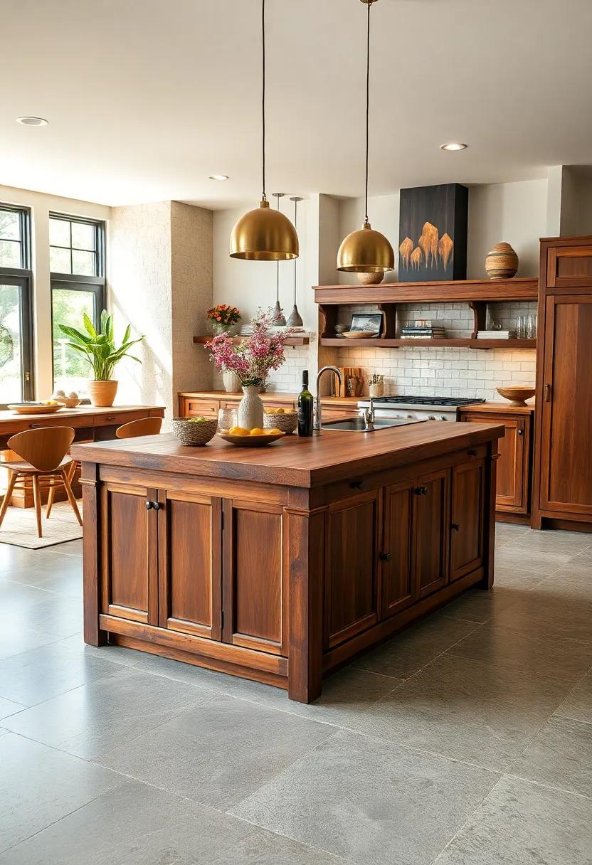 Rich Cherry⁢ Wood: A timeless cherry wood kitchen ‌island not only⁤ brings ⁤warmth but also⁤ durability,‌ grounding your ⁣space with its classic finish