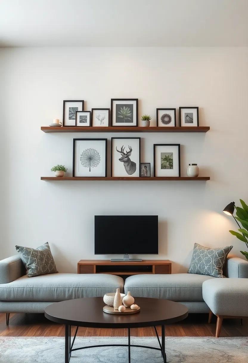 Masculine Edge: Consider a layout ​that uses dark ​wood and⁢ metal shelves to create‍ a bold, masculine vibe in your living space, perfect ‍for bachelor‍ pads ⁣or ⁢modern​ lofts