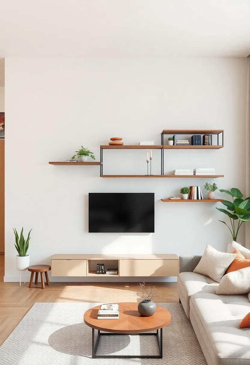 Functional Zones: Discover ‍how strategically​ placed⁤ shelves can‌ define functional​ areas within an open-plan ⁢living​ room, balancing⁤ style ‍and practicality