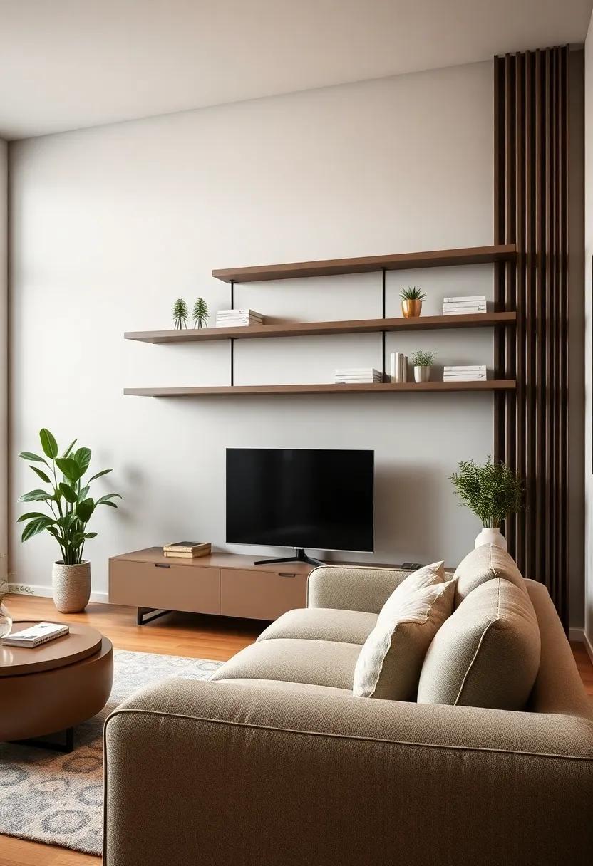 Streamlined Storage:‌ Maximize‍ storage in small apartments with sleek, wall-mounted shelves designed for functionality while ⁣maintaining a stylish appearance