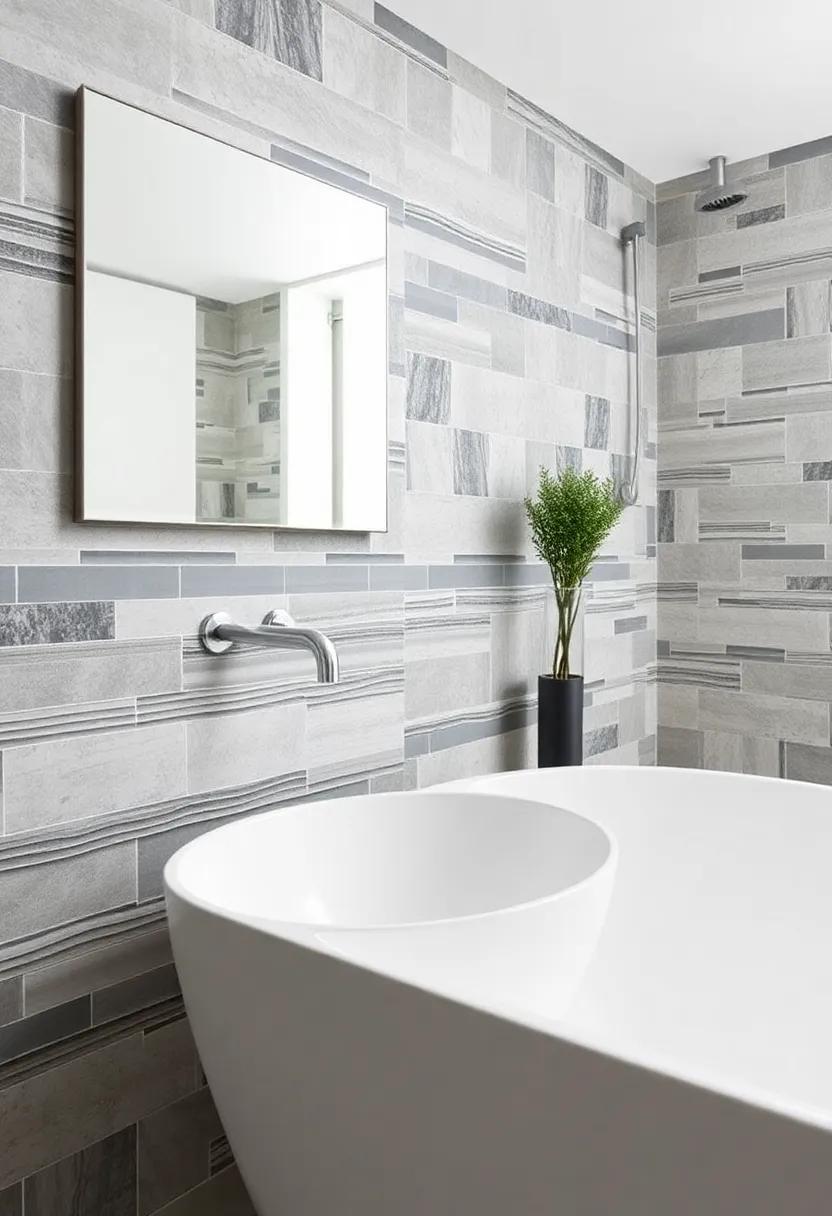 Textured Finishes: Incorporate tiles with ⁣unique‌ textures to add ‍depth and tactile⁤ intrigue ‌to​ your bathroom decor