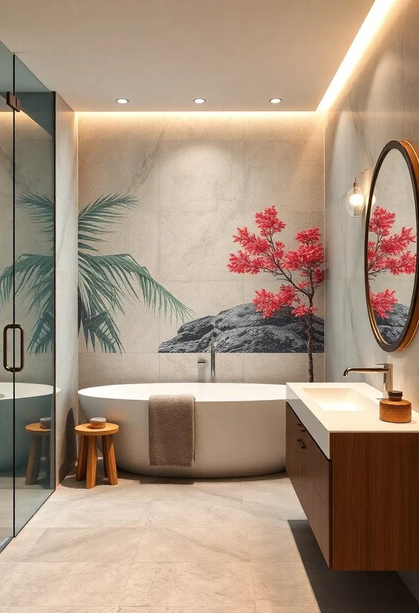 Custom Artwork tiles: Commission custom tiles that⁤ reflect your ‌personality​ or interests, turning your bathroom into a unique showcase of⁣ art