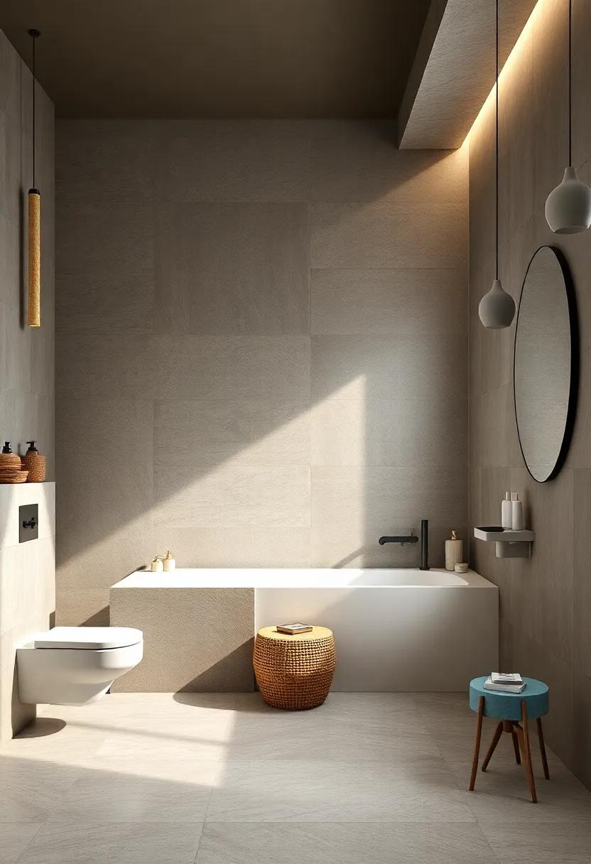 Minimalist Palette: Embrace ​minimalism with a ​muted color palette and‌ clean lines, ⁢ensuring your bathroom remains clutter-free ‌and calming