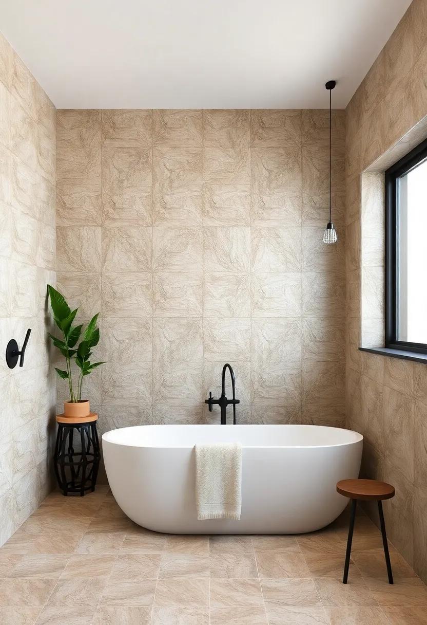 Textured ⁣3D ⁢Tiles: Add dimension to your walls ⁣with 3D textured tiles,creating visual intrigue‍ and a ⁢contemporary ⁢edge in your bathroom design