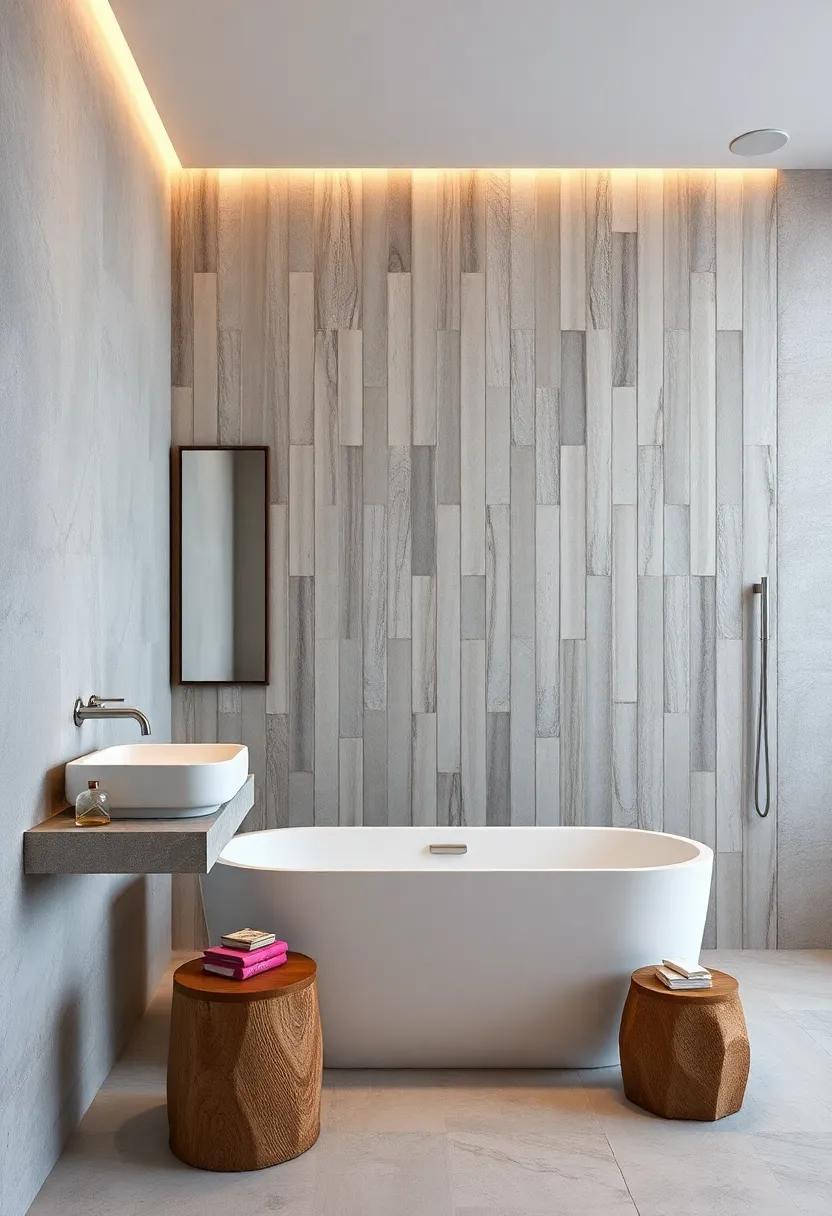 Vertical Stacking: Opt ​for‍ vertically stacked tiles ⁣for walls to create an illusion of height,perfect for bathrooms with low ceilings