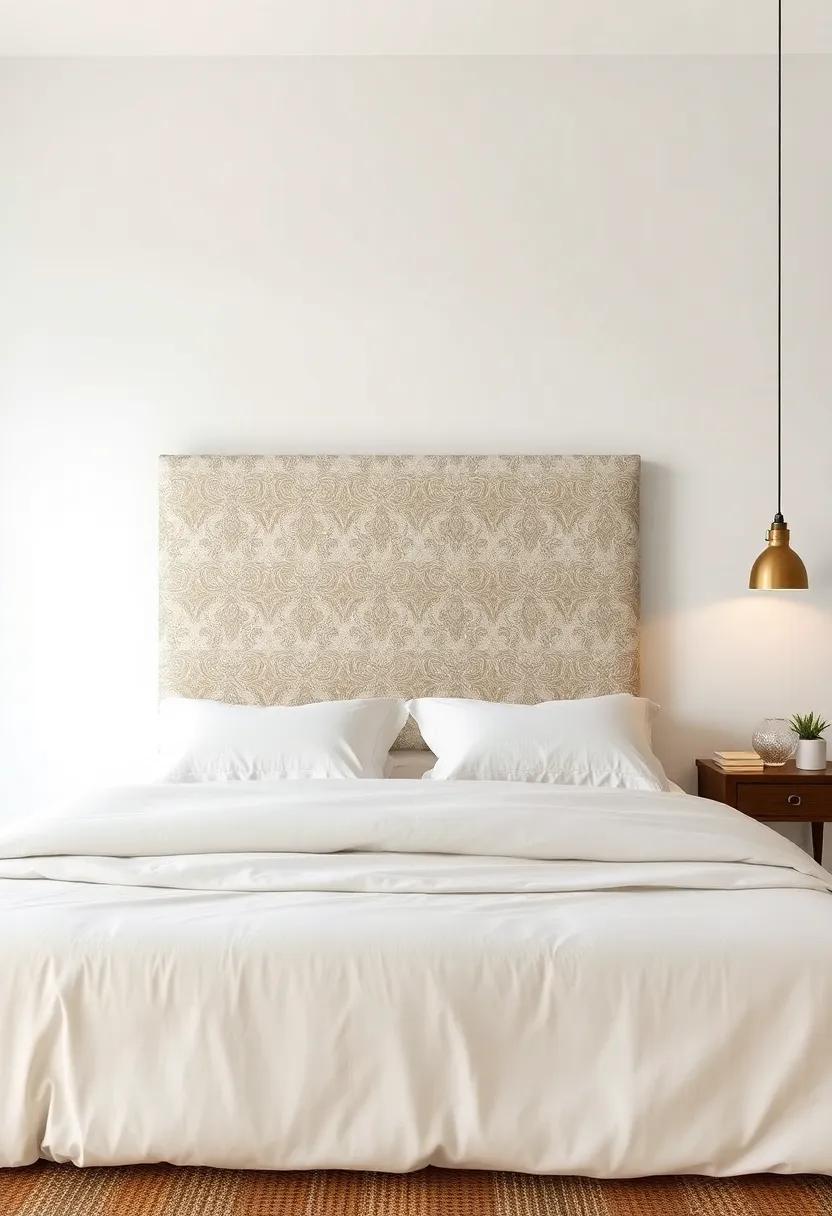 Mediterranean ⁣Dream: An ‌intricately patterned‍ fabric headboard reminiscent of coastal villas, perfect ⁤for a‍ relaxing escape in your bedroom