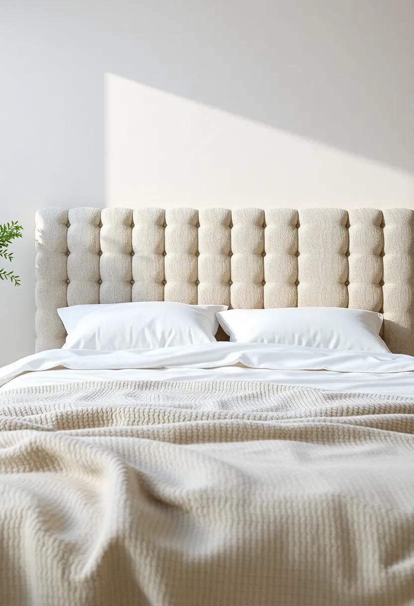 Serene Chenille: A ⁤soft, textured headboard covered in chenille that invites warmth and ⁤comfort, creating a perfect ​place‌ to​ unwind