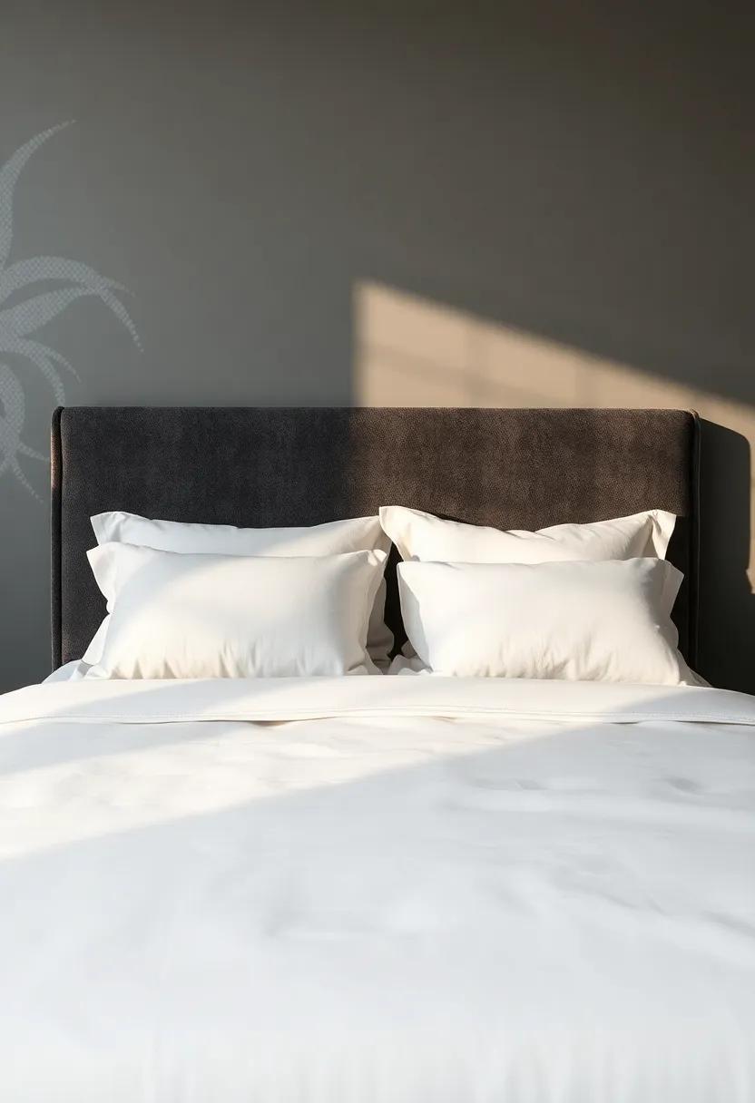 Urban Industrial:⁤ A sleek headboard combining dark fabric with metallic ⁤accents, offering ⁤a ​fresh take on‍ modern industrial​ decor