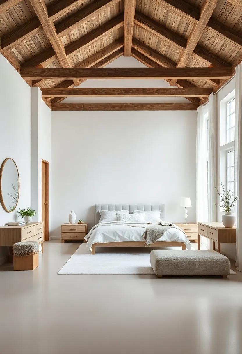 Embracing Serenity through Soft White Hues ‌in Bedroom Design