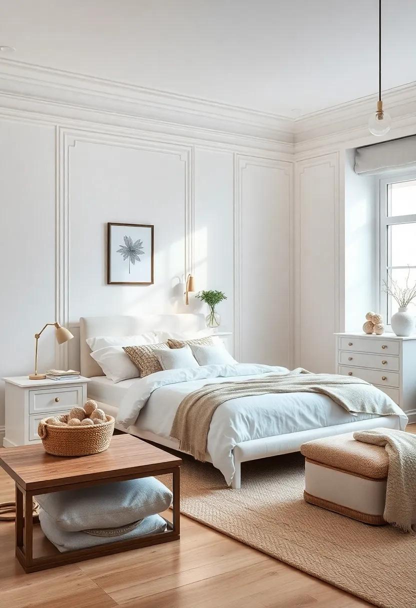 Showcasing ​Accessories: Beautifying White Furniture with‌ Select‌ Details