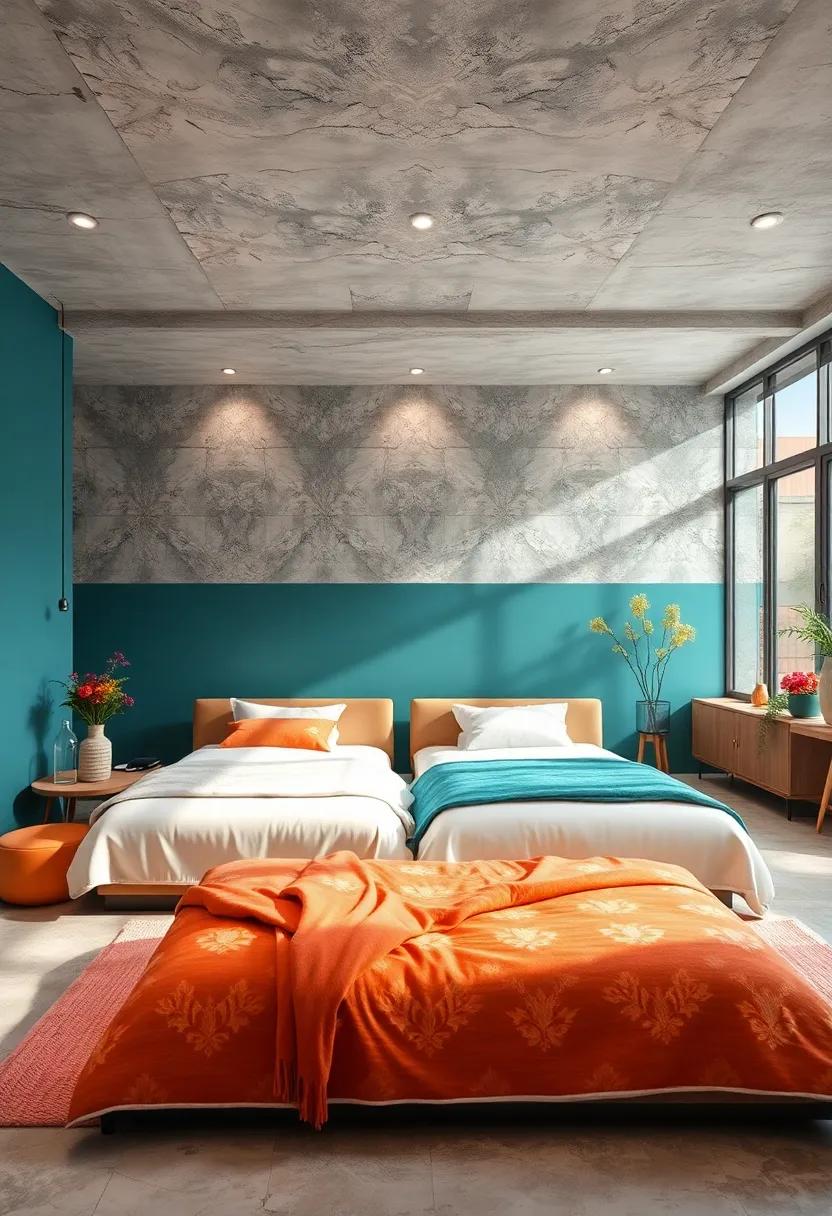 Color Blocking:‌ Use⁤ different color⁢ schemes for each sleeping ‍area to make the⁢ space visually stimulating​ and fun