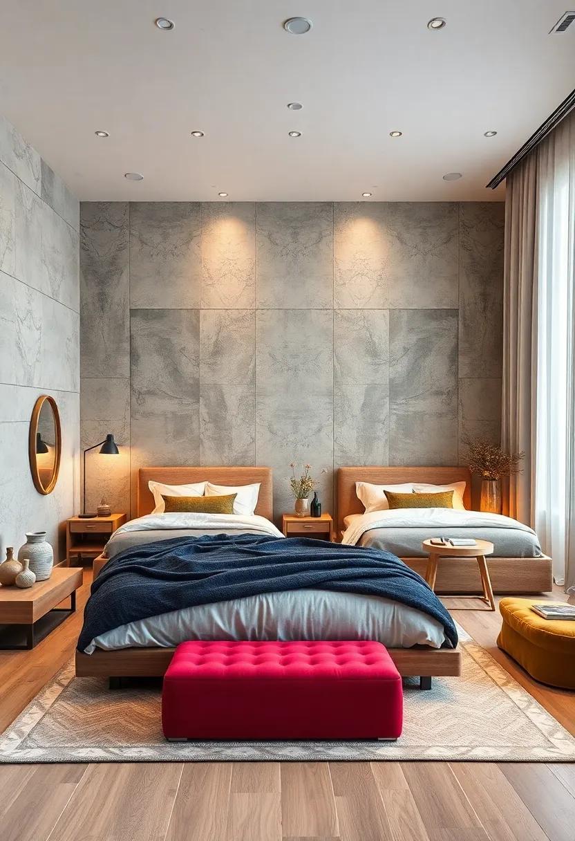 Divide⁢ and Conquer: Use a ⁣room divider ‍to separate sleeping areas,‍ creating privacy ​for multiple beds
