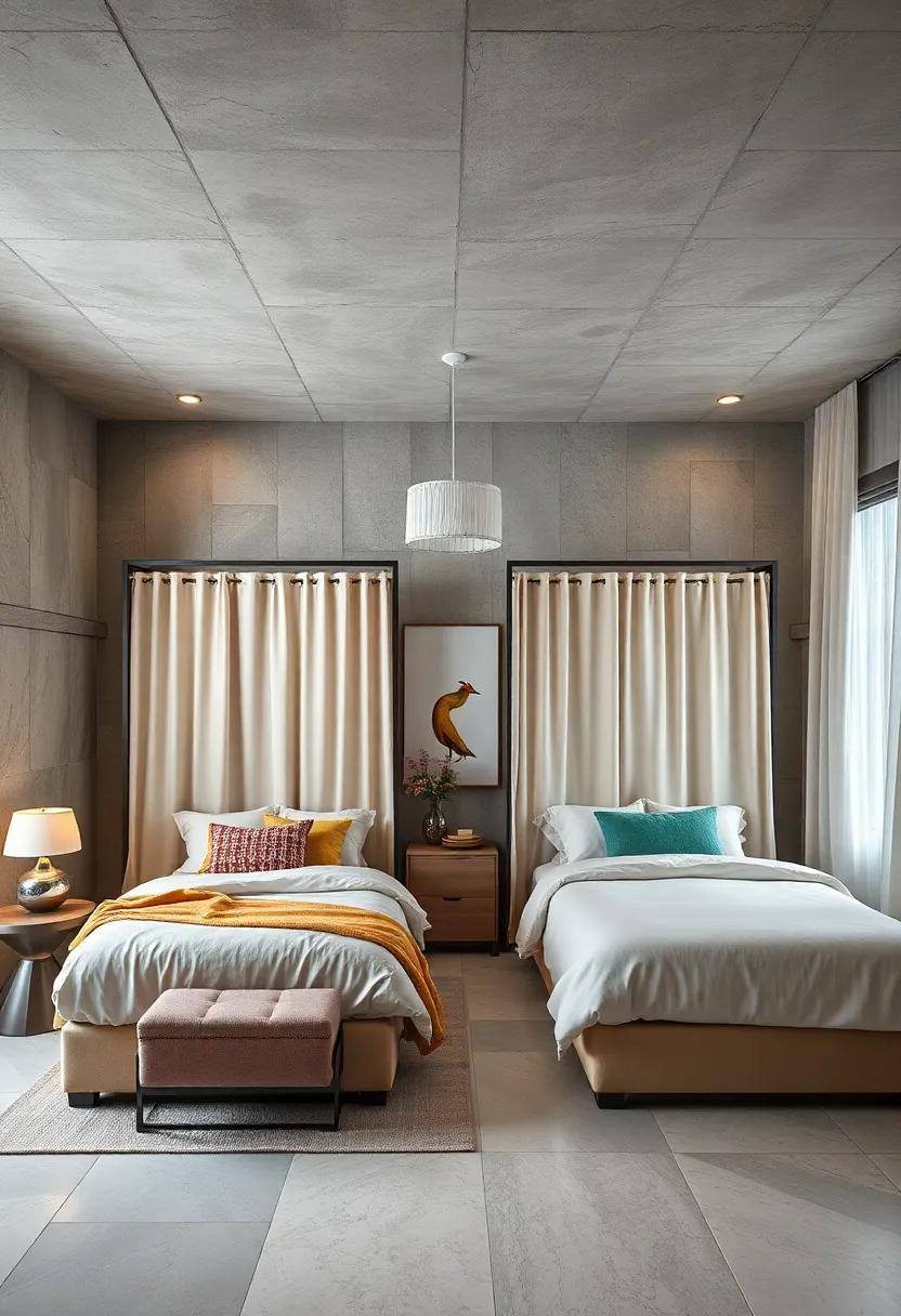 Privacy ​Screens: Use curtains or screens around each‍ bed to offer personal ⁢space‌ in shared quarters
