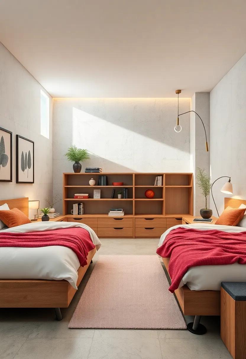 Trundle Bed Transformation:⁤ Opt for trundle beds ⁤that ⁤pull out for sleepovers but tuck neatly ‍away when not in use