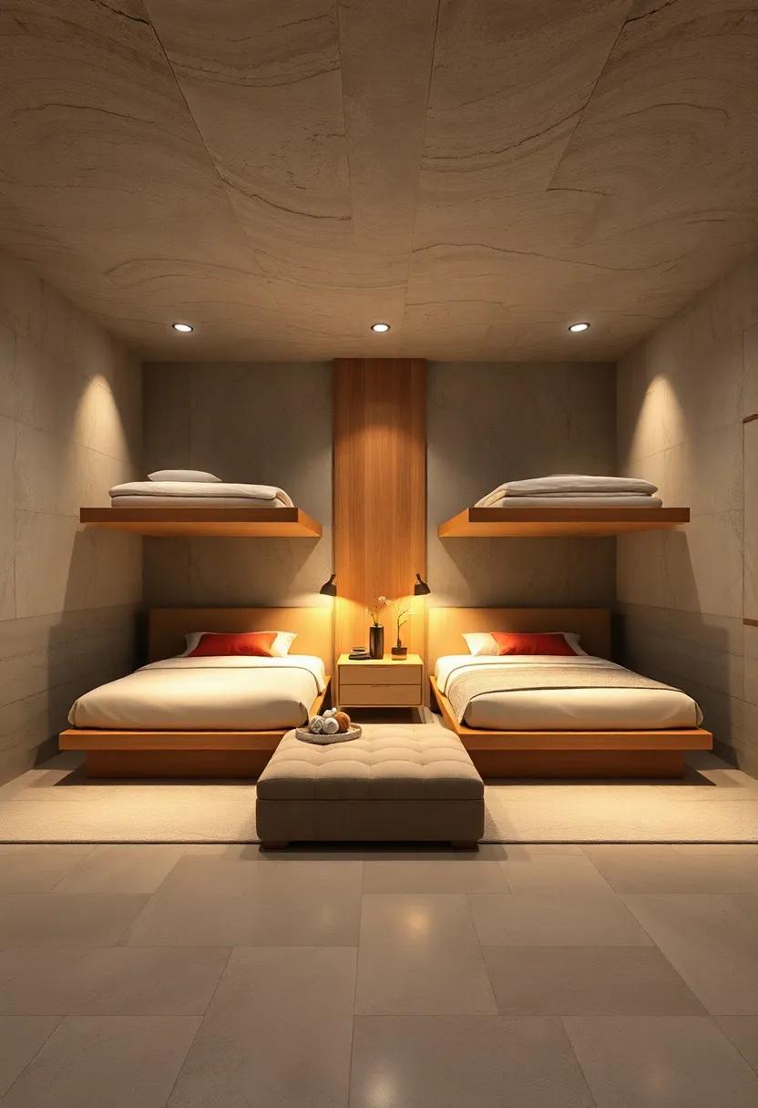 Underneath Utilization: Utilize space under raised ⁢beds for storage bins or pull-out beds for guests