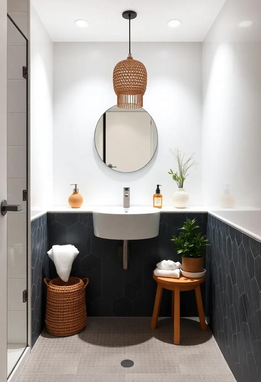 play with Design Elements in the ⁣Shower⁤ Area for a Fun⁣ Twist