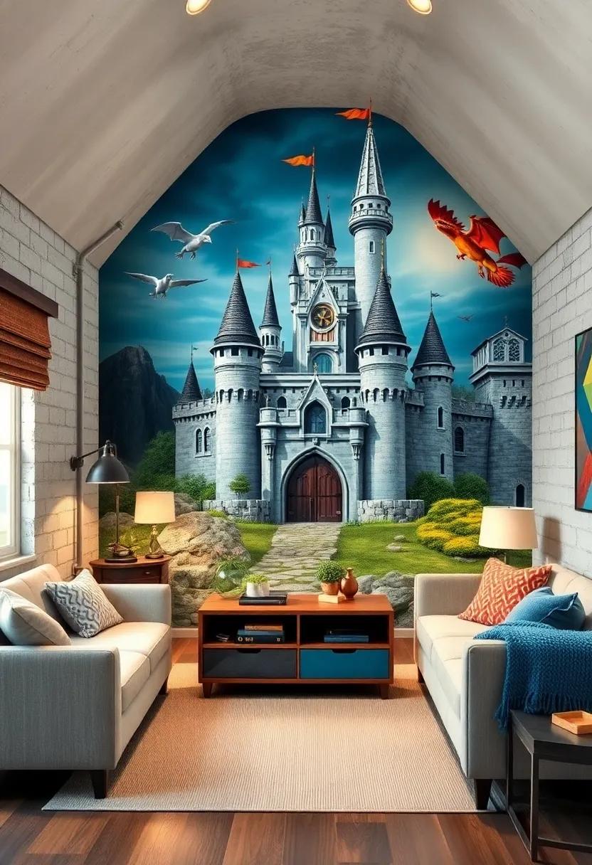 Fantasy Castle: Turn any room into a fairytale setting with a majestic castle mural, ‌complete with knights⁣ and dragons, encouraging epic storytelling