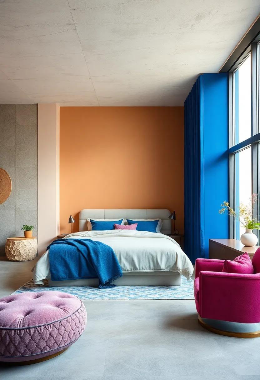 Color Blocking: Bold​ Yet serene⁤ Combinations for a Unique Bedroom ​Look