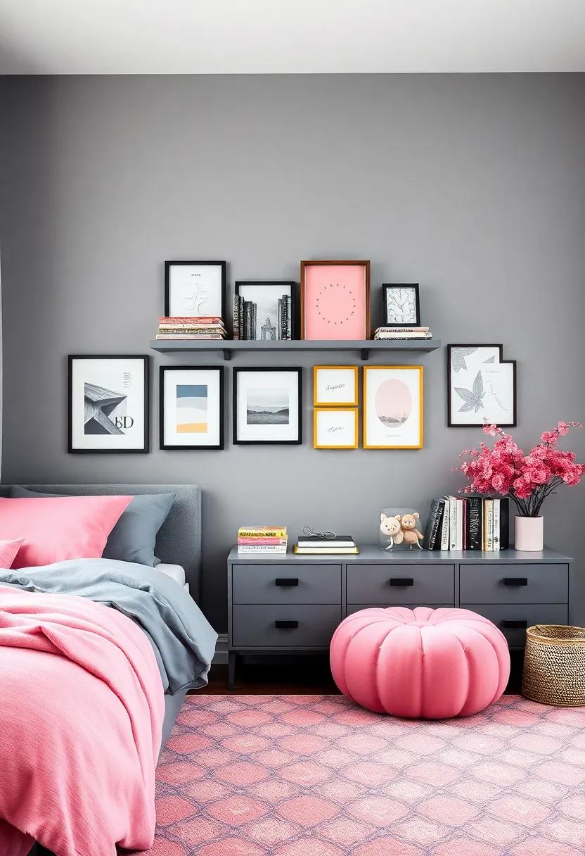 Artful Displays ⁣of Books and⁣ Keepsakes to ⁣Showcase Interests in a‌ Chic Bedroom