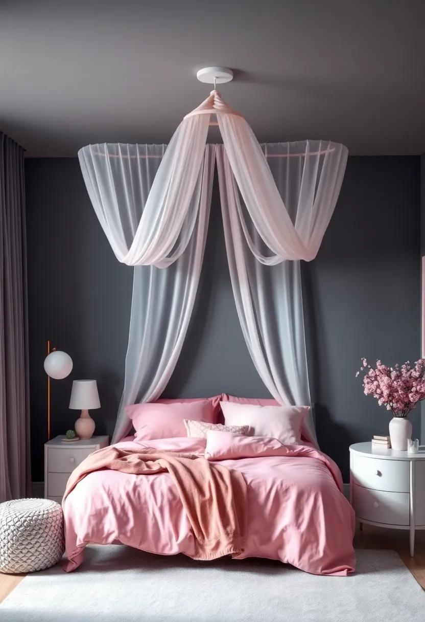 Dreamy ‌canopy​ Designs‌ for Creating an Enchanting⁢ Atmosphere in a Girl's ⁤Space