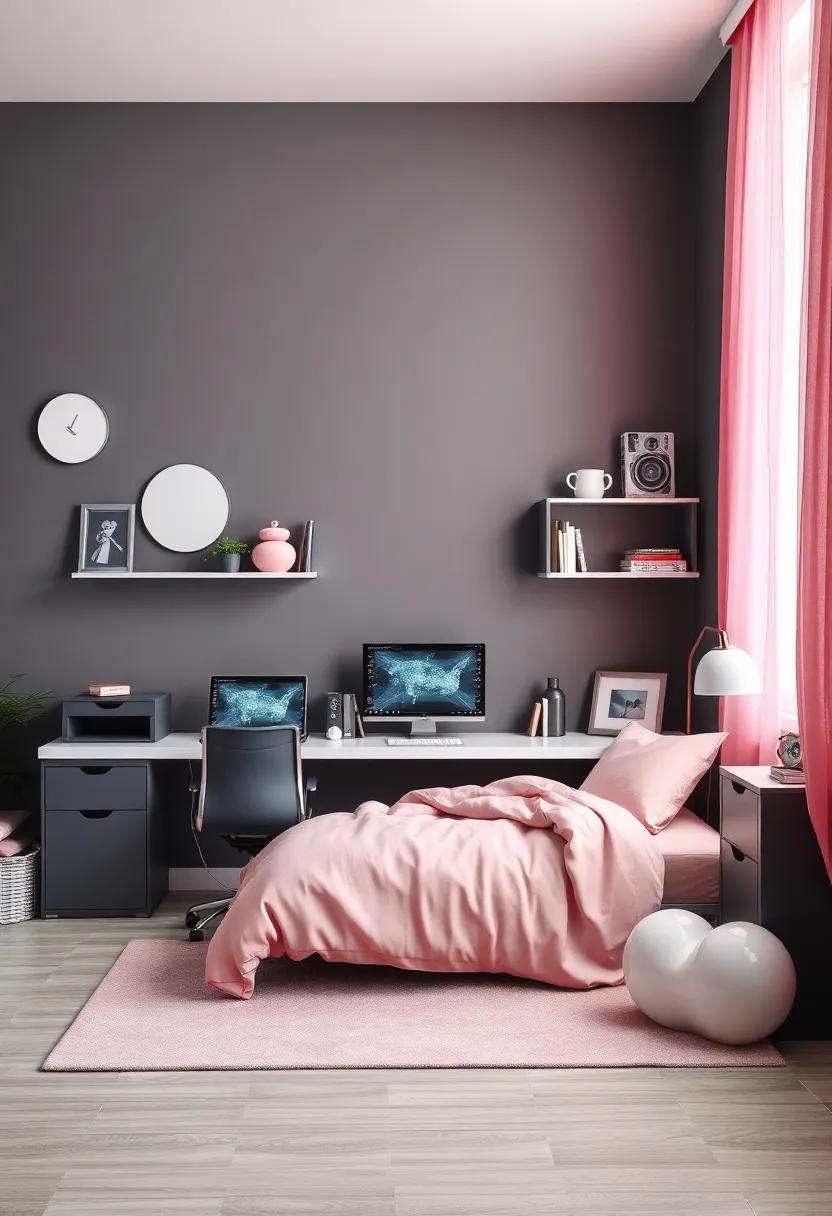 Engaging​ with Technology:⁢ Stylish Solutions for a⁣ Modern ‌Teen's ​Room Setup