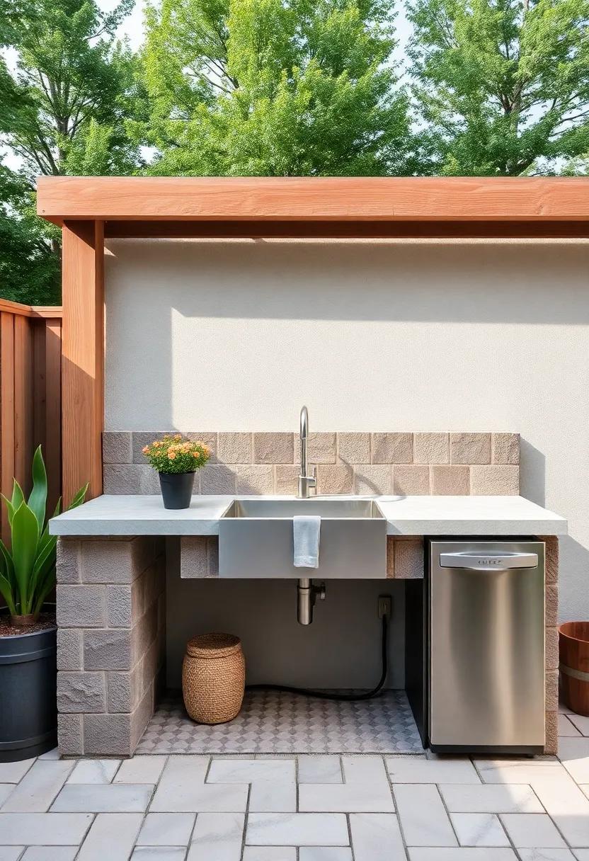 Add a Prep Sink: Install ⁢a prep‍ sink with convenient plumbing for easy clean-up and meal preparation