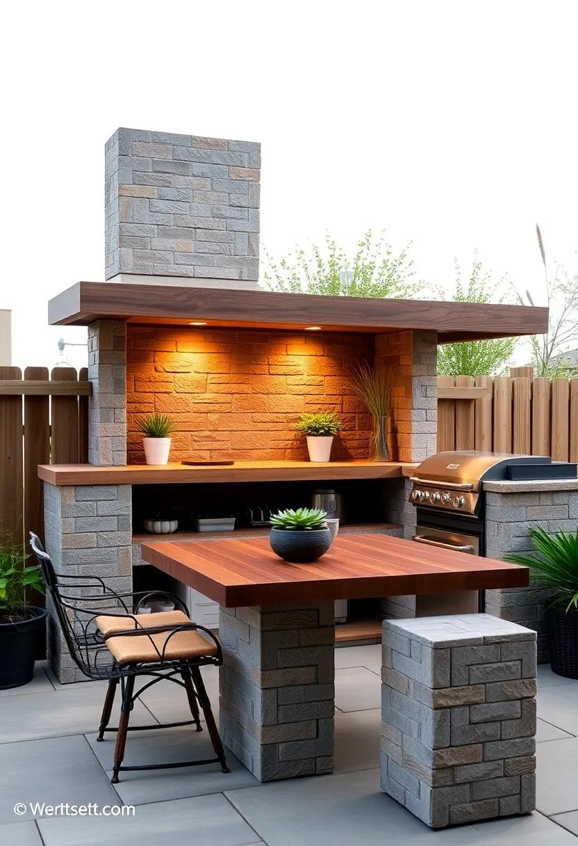 Embrace Sustainability: Use⁣ reclaimed cinder blocks and eco-friendly materials to‍ create ‌an environmentally ​responsible outdoor kitchen