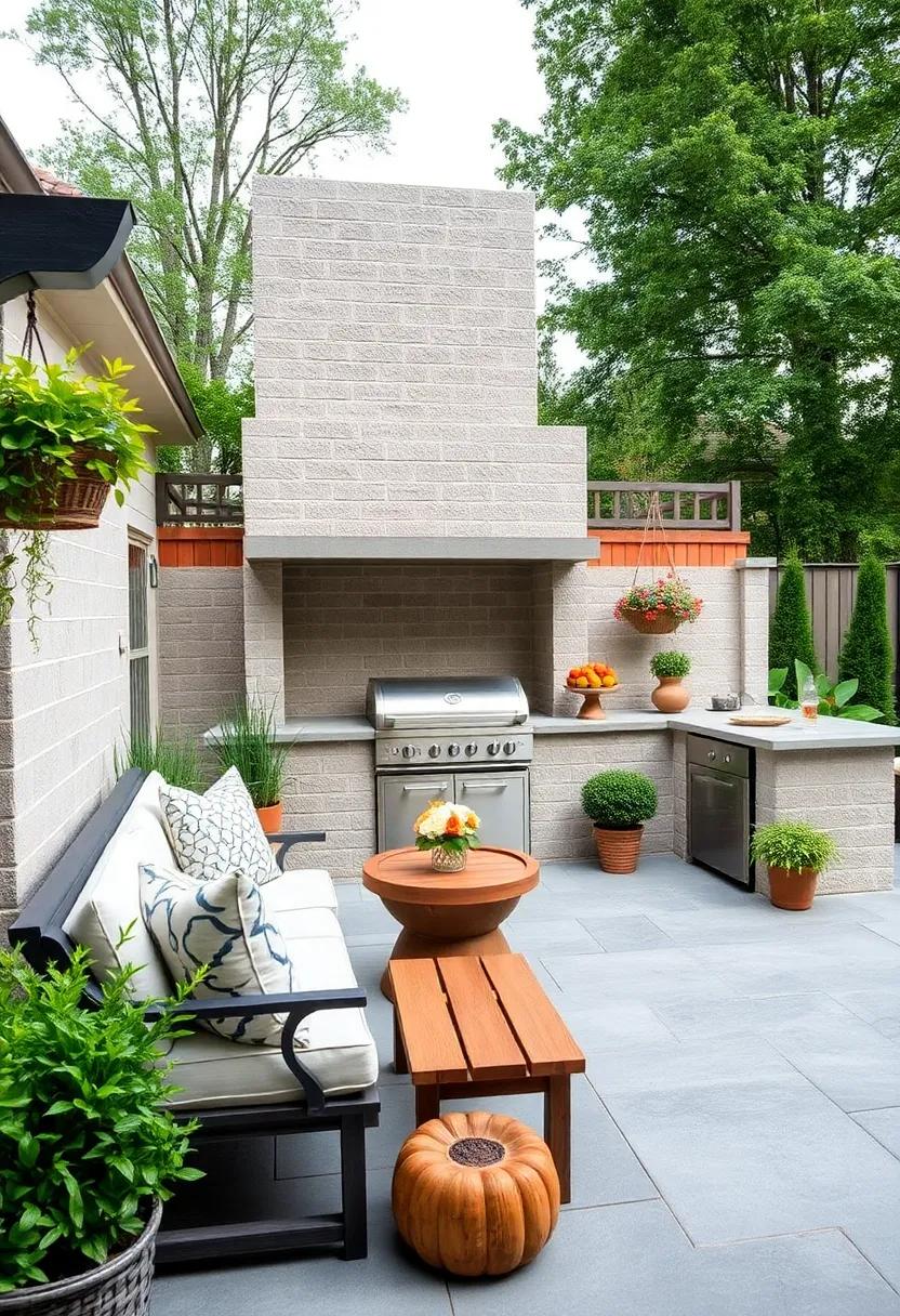 Enjoy Seasonal Decorations: Change your outdoor kitchen decor ⁣with the‍ seasons to ⁤keep the ‍space lively and inviting year-round