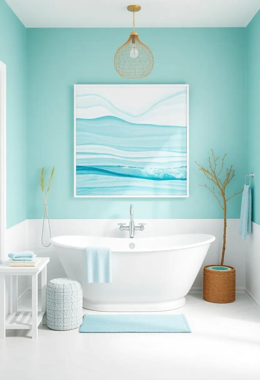 Artwork ‌That ⁤Captivates: Choosing Ocean-Themed Wall Art in Turquoise