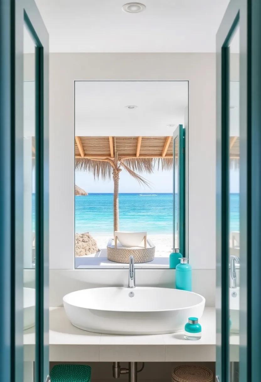 Framed views: utilizing Mirrors⁤ to Reflect⁣ a Coastal ⁢Paradise