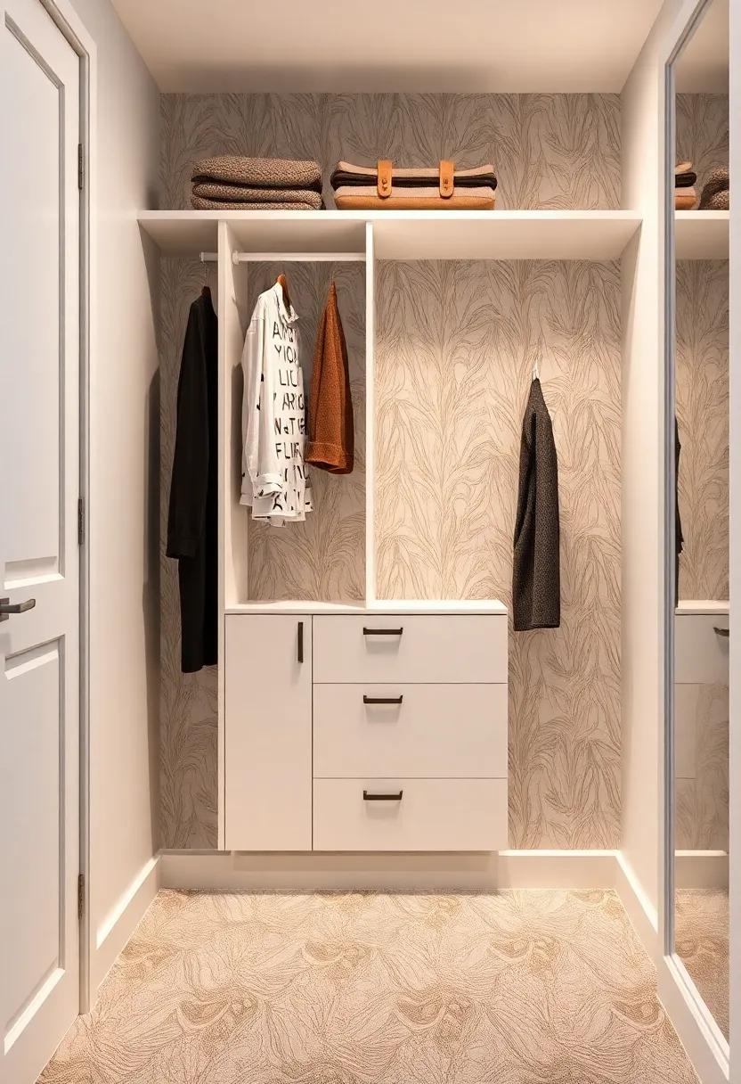 Transformative​ Wallpaper⁤ Ideas That Inspire Closet ⁢Makeovers