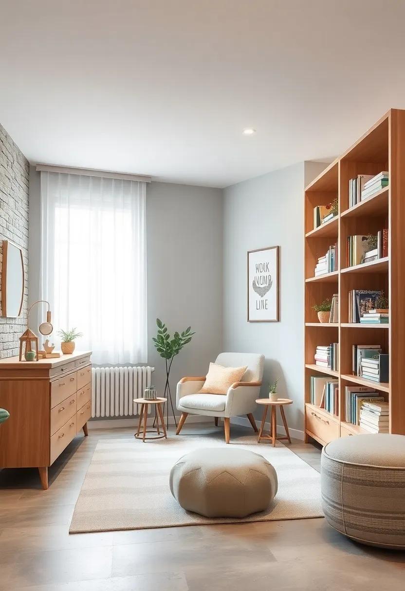 Design a Cozy Reading Nook with ⁢a⁣ Small Chair​ and ⁤Bookshelves