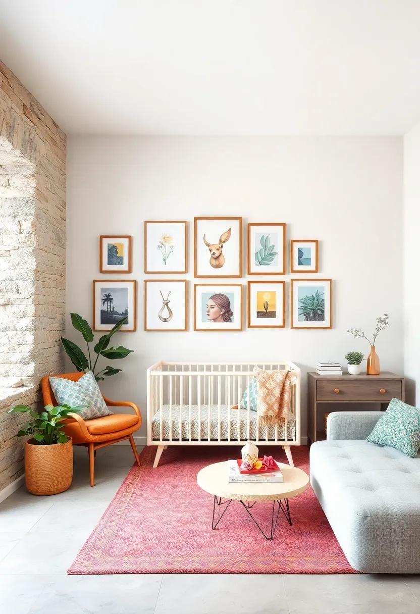Design a Gallery Wall with Frames of various Sizes⁤ for Personality