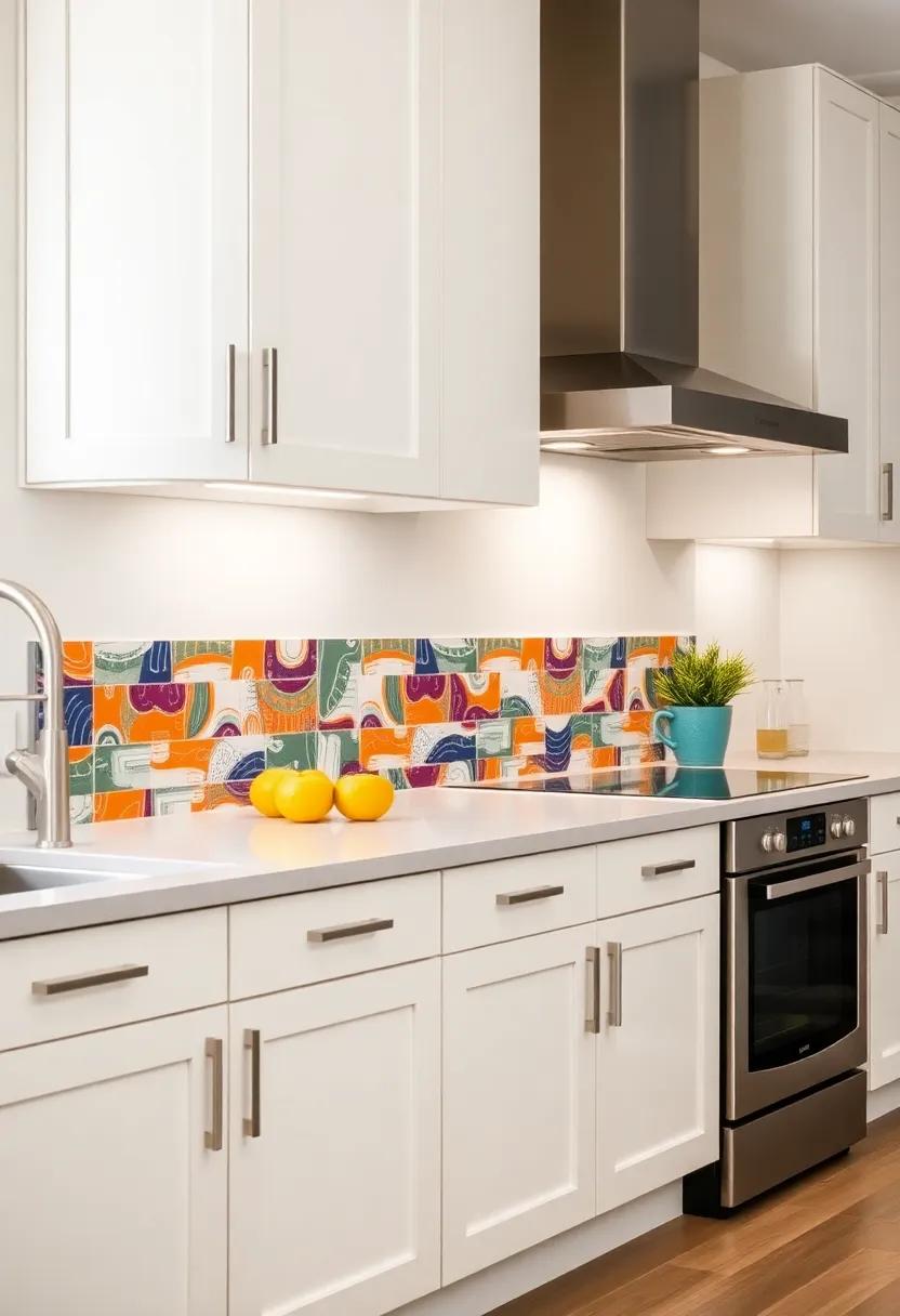 bold‍ Backsplash: Pair cream cabinets with⁤ a striking colorful backsplash to make ‍your kitchen pop‌ while⁢ maintaining an elegant base